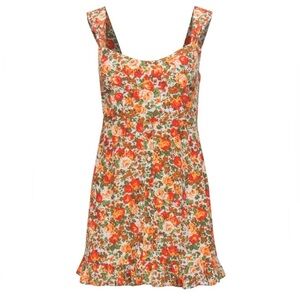 Faithfull The Brand Le Rose Lou Lou Floral Mini Dress